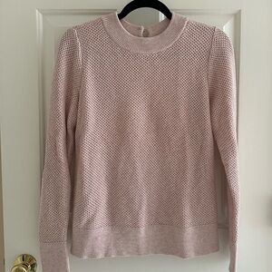 LOFT knit sweater, medium, blush pink